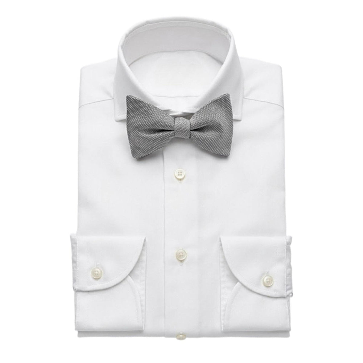 OroBow  Cornflower Blue Micro-Grid Bow Tie