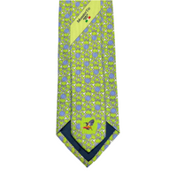 MonsterTie Printed D-Ring Snaffle Bits Green Necktie