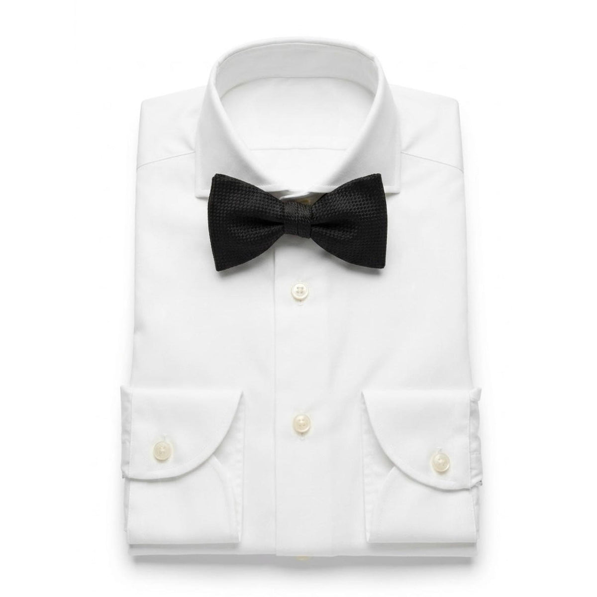 OroBow Sage / Navy / Black / Burgundy Honeycomb Textured Bow Tie