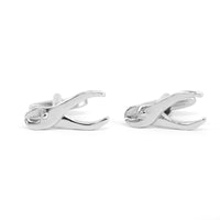 Silver Pliers Cufflinks - tool Cufflinks