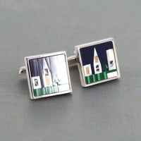 Mosaic church MOP Cufflinks modern classic