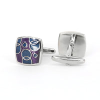 Purple and Blue Bubble Dream Cufflinks