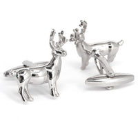 Silver Deer Cufflinks