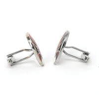 Jing Mask or Chinese Opera mask Black Yellow Cufflinks (Online Exclusive)