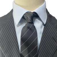 OroTie Jacquare Blue Background with white Dot light stripe