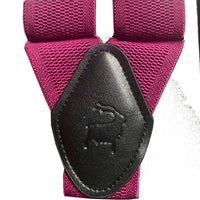 Orobianco L‚Äôunique Maroon knitted Stripe Suspender