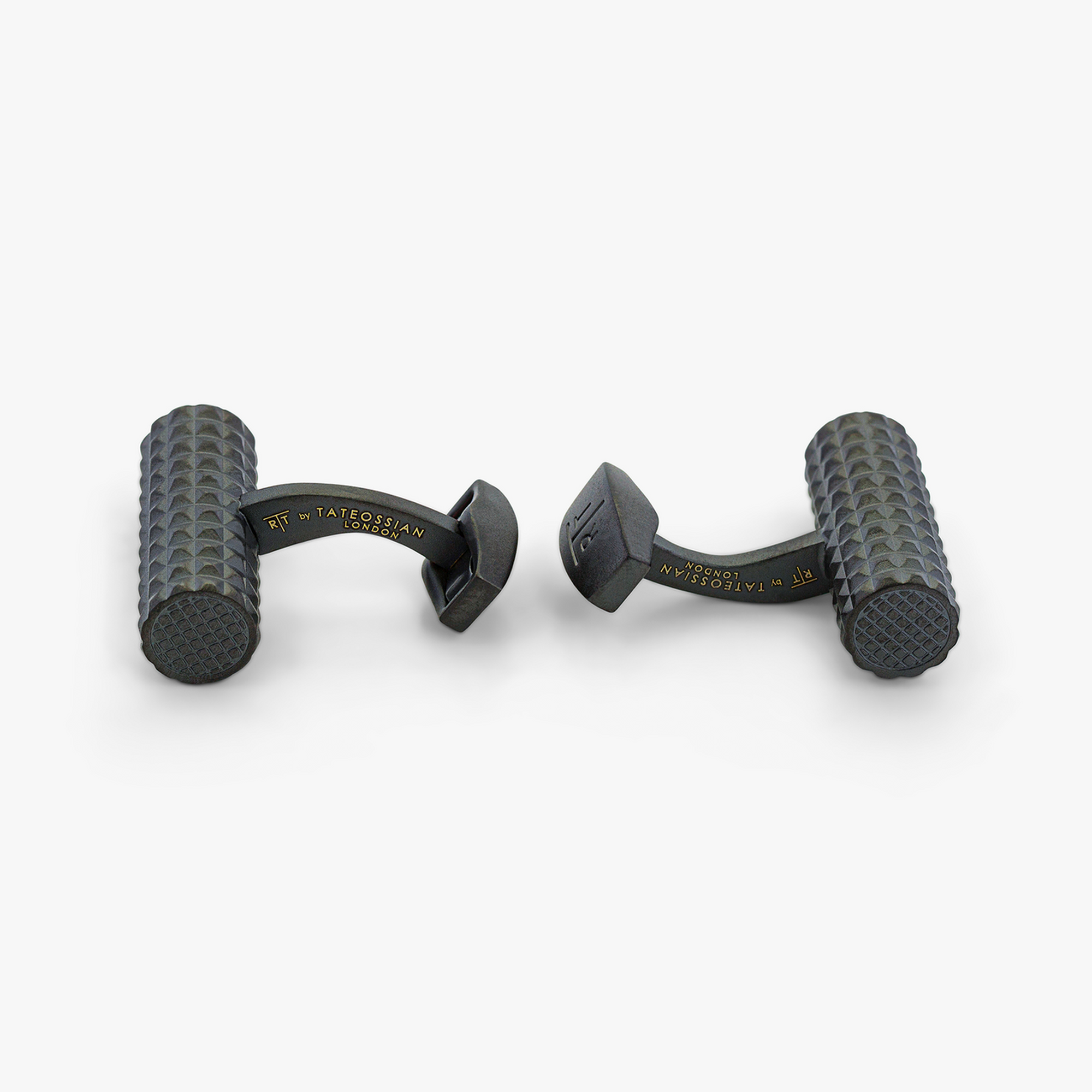 Tateossian Diamond Giza cylinder cufflinks