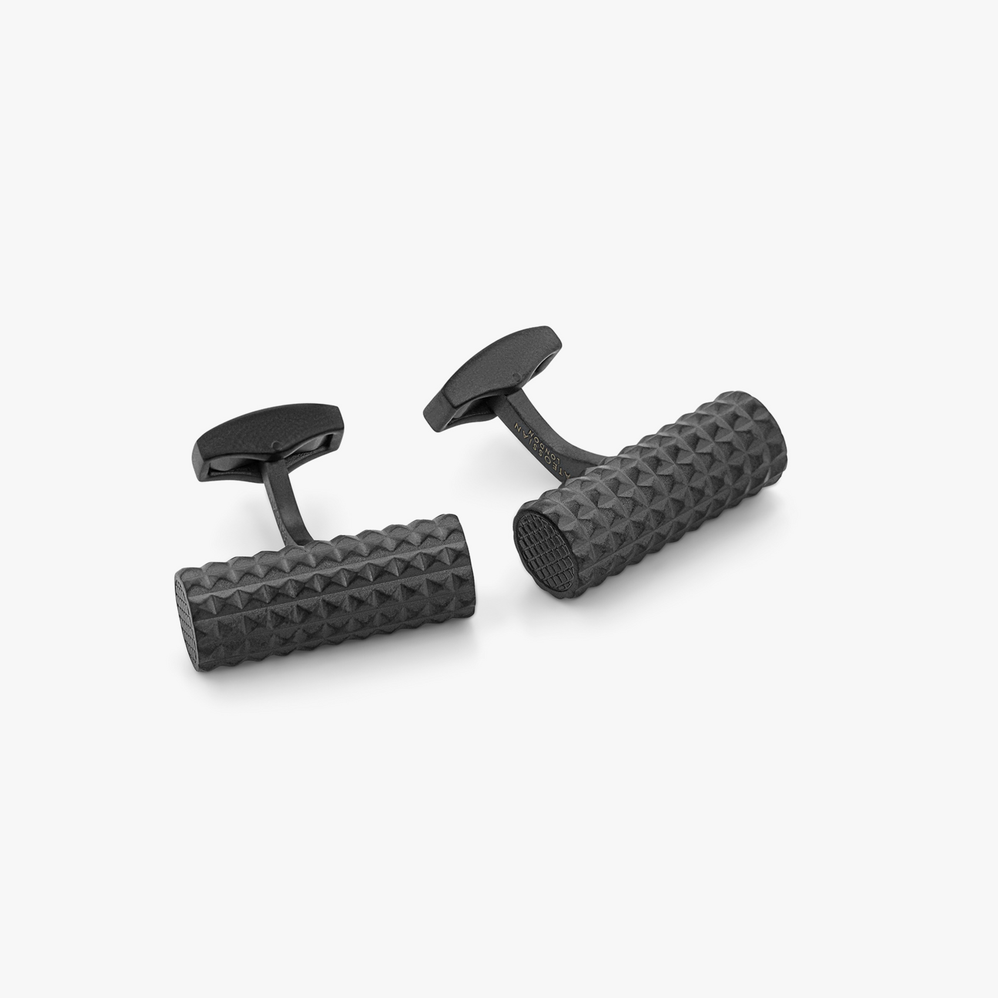 Tateossian Diamond Giza cylinder cufflinks