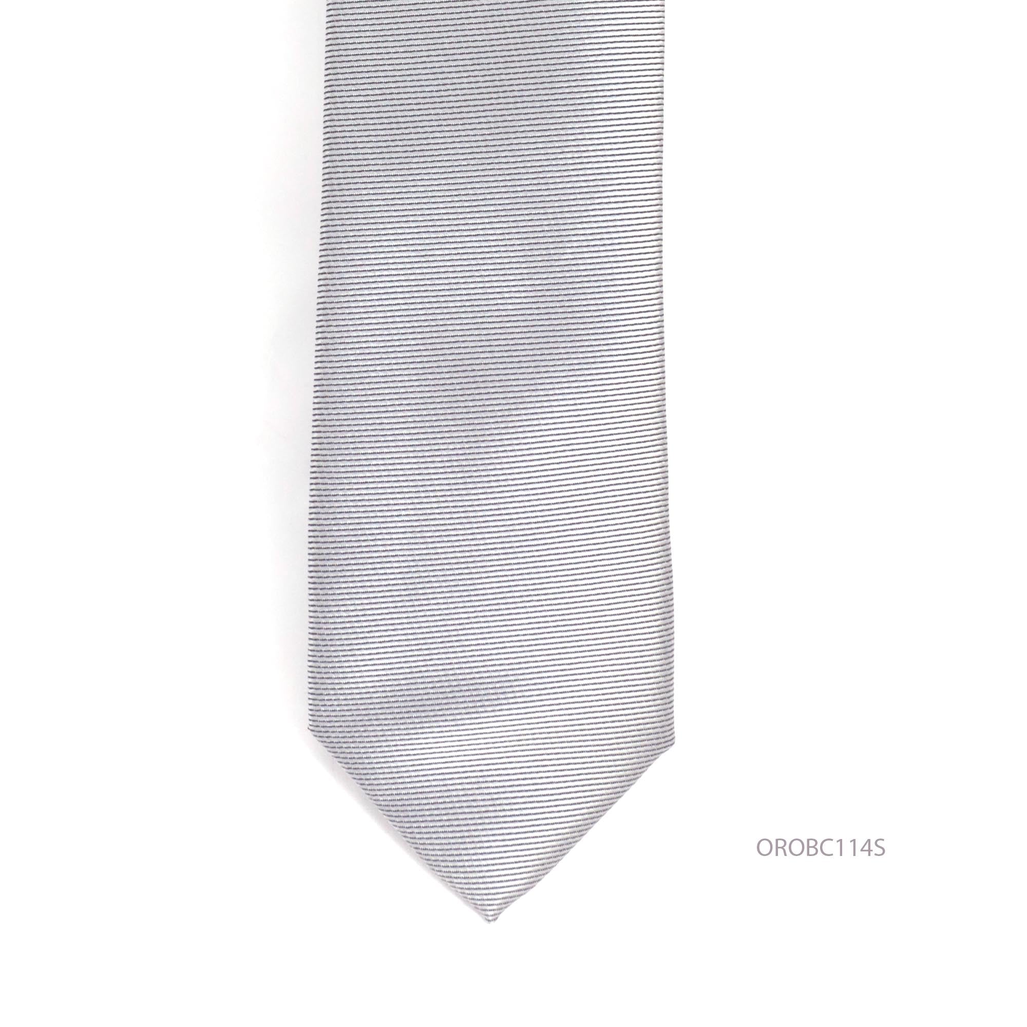 5 cm Silver Orobianco L'unique Neckties