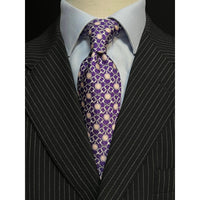 MonsterTie Printed D-Ring Snaffle Bits Purple Necktie