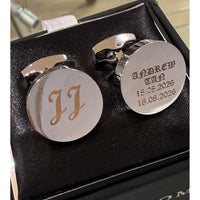 Customised Engraved Cufflinks