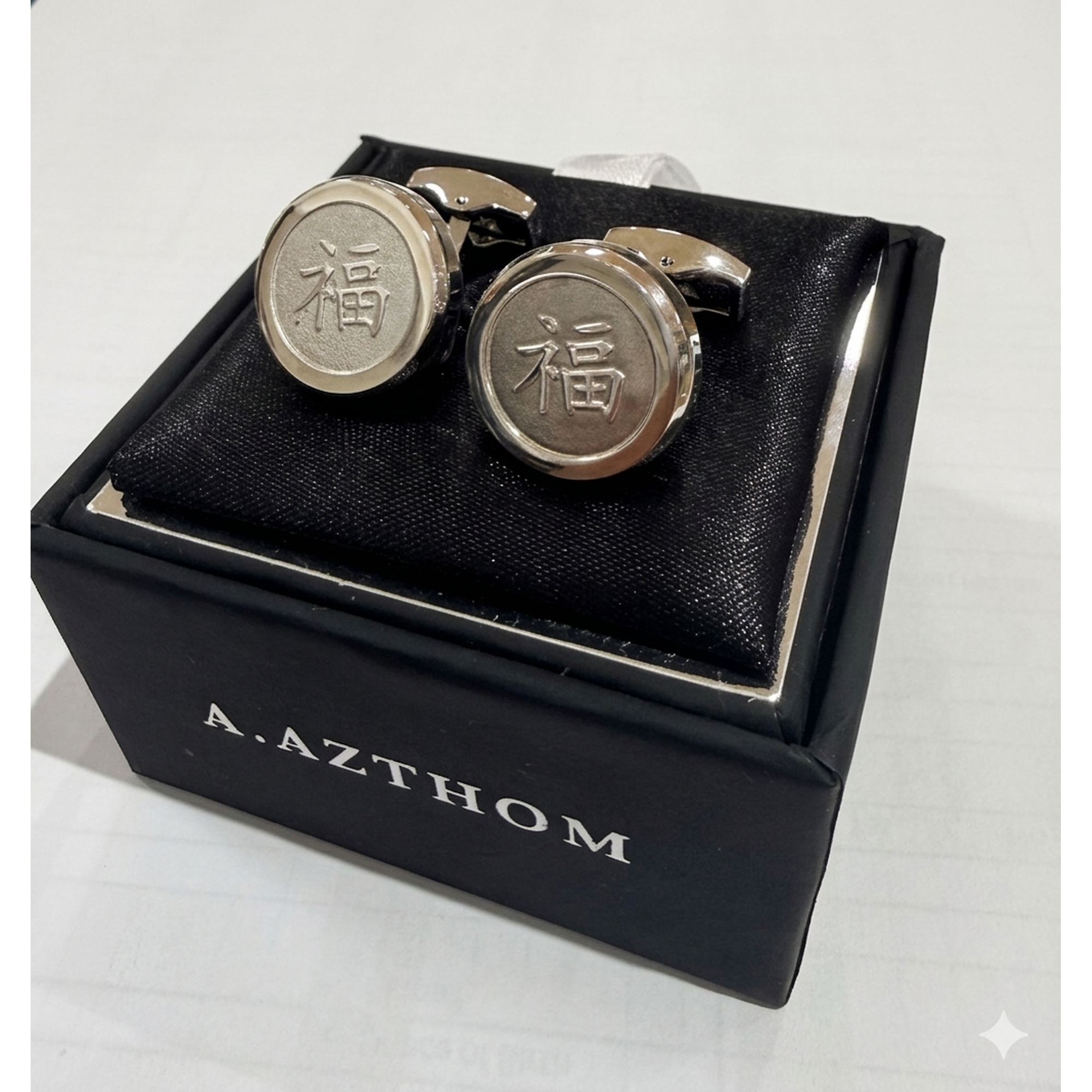 Fu  Á¶è  Button Cover and cufflinks