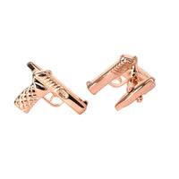 Pistol Gun Gold Cufflinks (Online Exclusive)