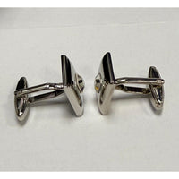 Single Crystal square Silver Cufflinks - Orobianco L'unique