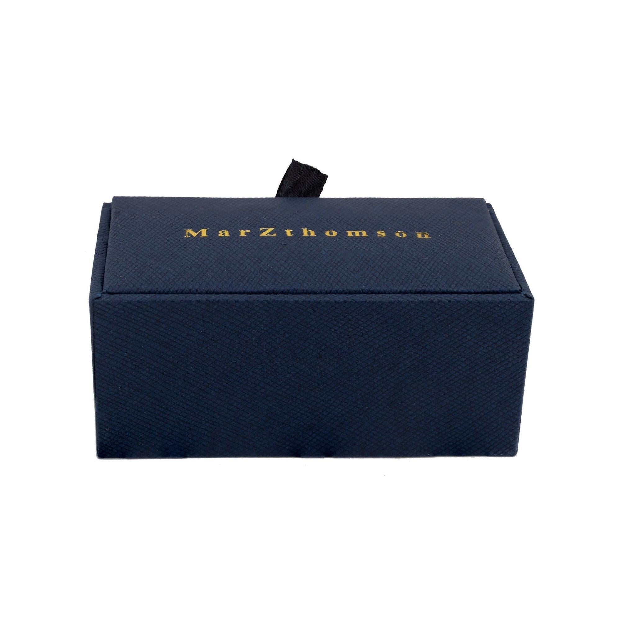 Silver Rectabgle Grill Cufflinks