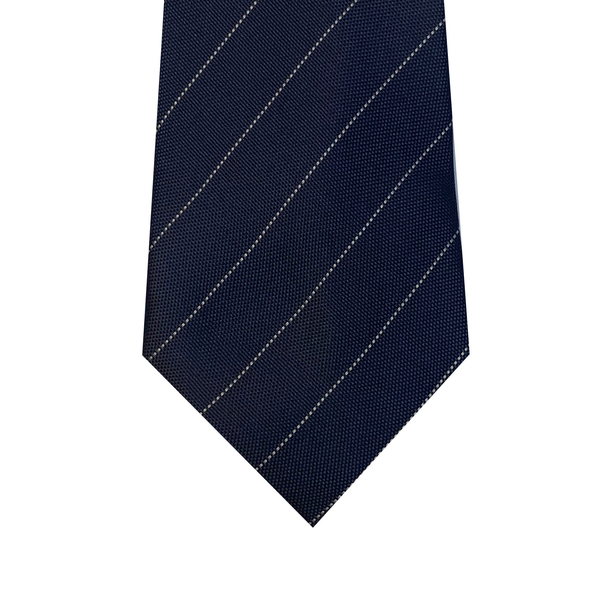 OroTie Jacquare Blue Background with white Dot light stripe