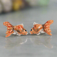 Goldfish by MonsterTie -A Murano Glass Cufflink By MonsterTie