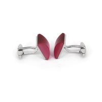 Fiber Glass Pink Square Cufflinks (Online Exclusive)