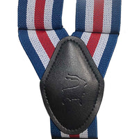 Orobianco L‚Äôunique Red, Blue White Suspender