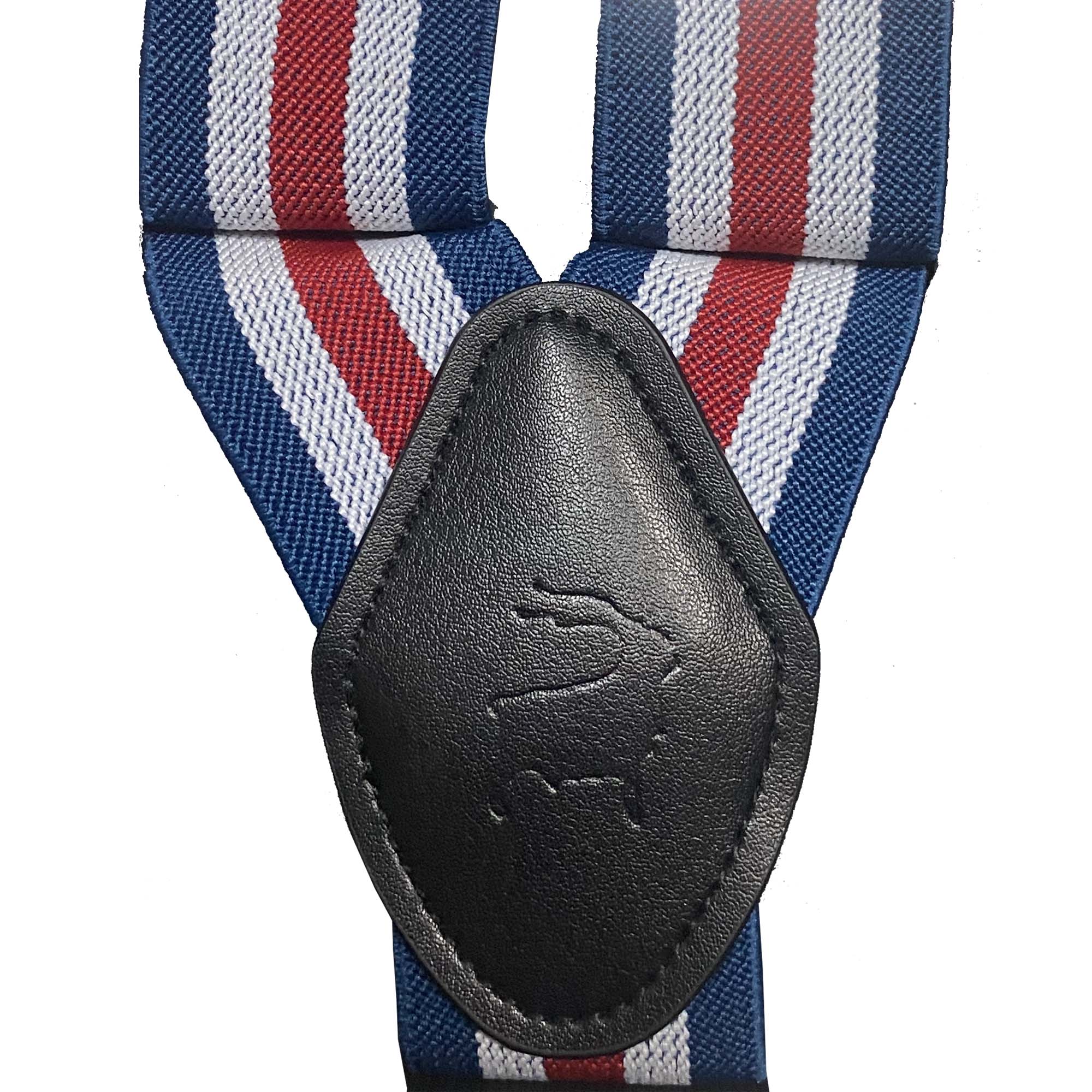 Orobianco L‚Äôunique Red, Blue White Suspender