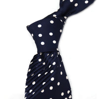 Stefano Cau Navy Blue polka dot