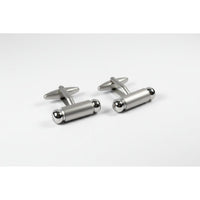 Premium men's cufflinks in a sleek, modern design featuring a polished finish and round accents.