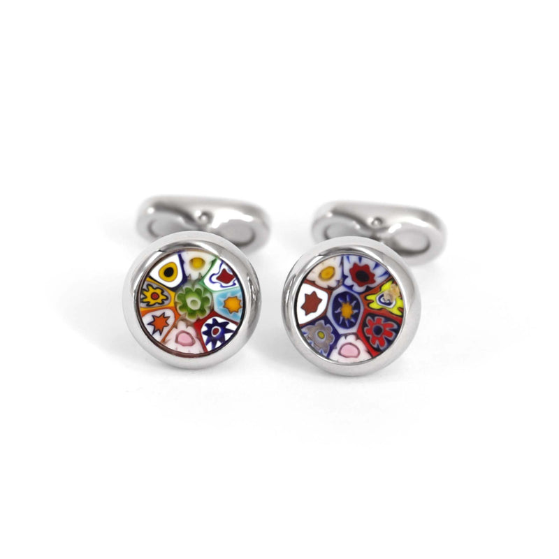 TORCELLO FLORA C Murano Glass Cufflink By MonsterTie