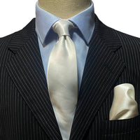 100% Silk Satin Hanky in 5 colours 32 x 32 cm