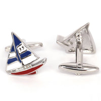 My Sail Boat France - Yatch and Yacht Blue White and Red