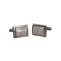 The "Iridescent Mosaic" Mother of Pearl Cufflinks