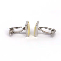The "Iridescent Mosaic" Mother of Pearl Cufflinks