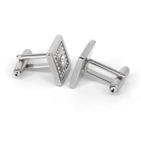 Square Crystal Cufflinks