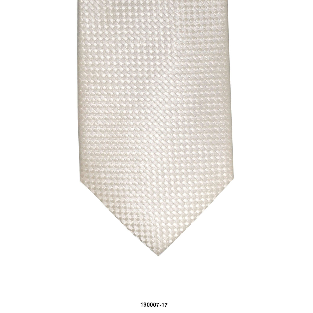 8cm Off White with White Weaved Design Detail Tie-Cufflinks.com.sg | Neckties.com.sg