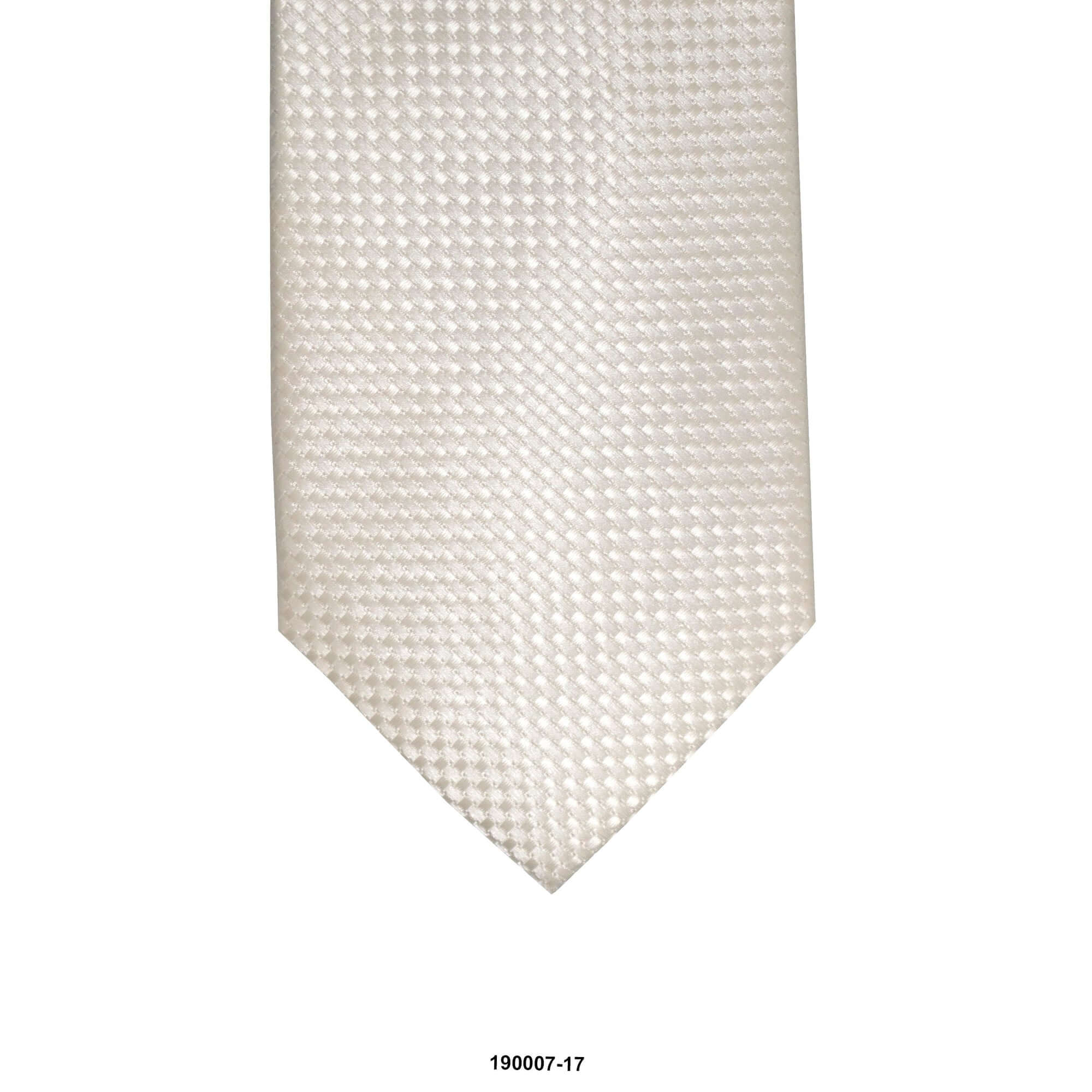 8cm Off White with White Weaved Design Detail Tie-Cufflinks.com.sg | Neckties.com.sg