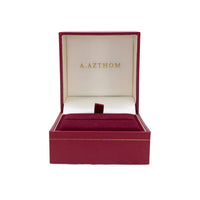 A.Azthom Rotatable Bike Gear Rhodium Trio Colour Plated Cufflinks-Cufflinks.com.sg