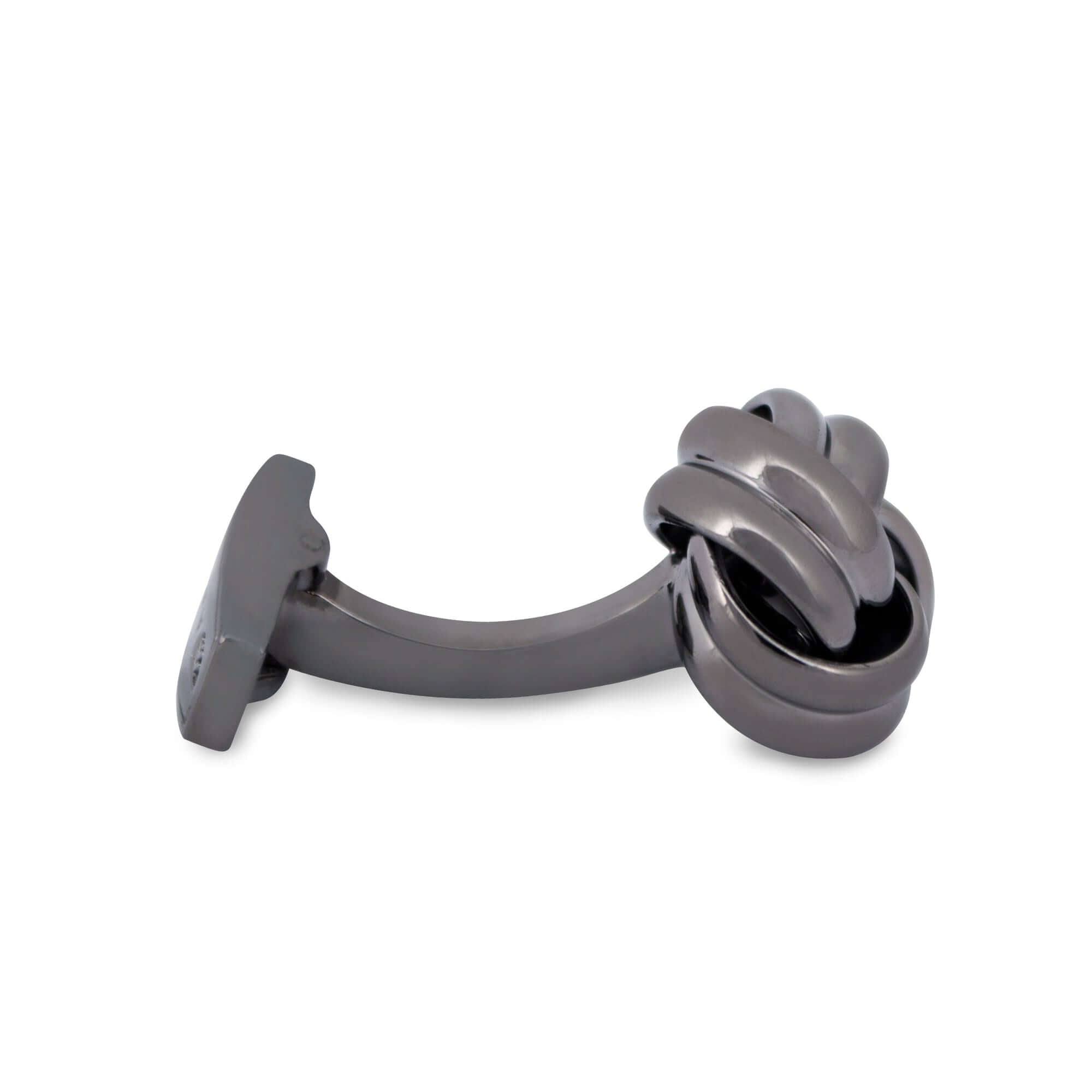 Gordian Knot Ruthenium-plated Cufflinks-Cufflinks.com.sg