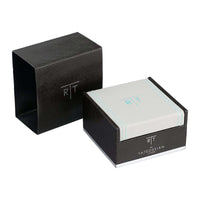 Bullseye Semi Precious Cufflinks in White MOP-Cufflinks.com.sg
