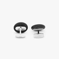 Cable Marine Link silver cufflinks with blue lapis CL5554-Cufflinks.com.sg