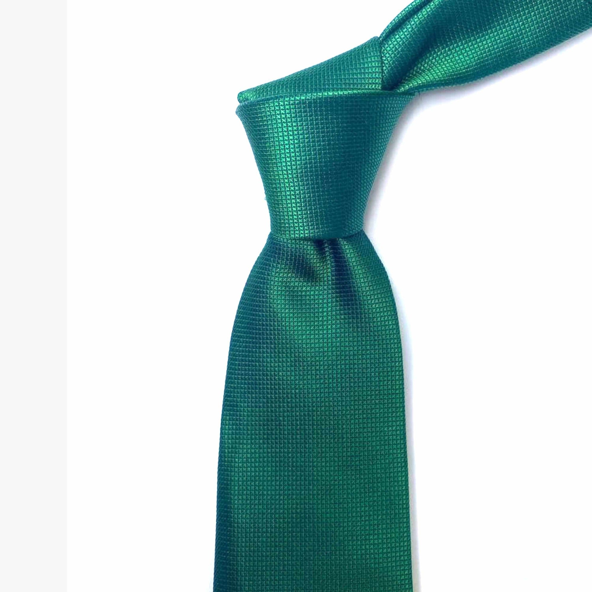 Christmas Green Orobianco Necktie-Orobianco L'unique-Cufflinks.com.sg
