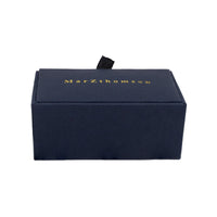 Classic Round Black Cufflinks-Cufflinks.com.sg