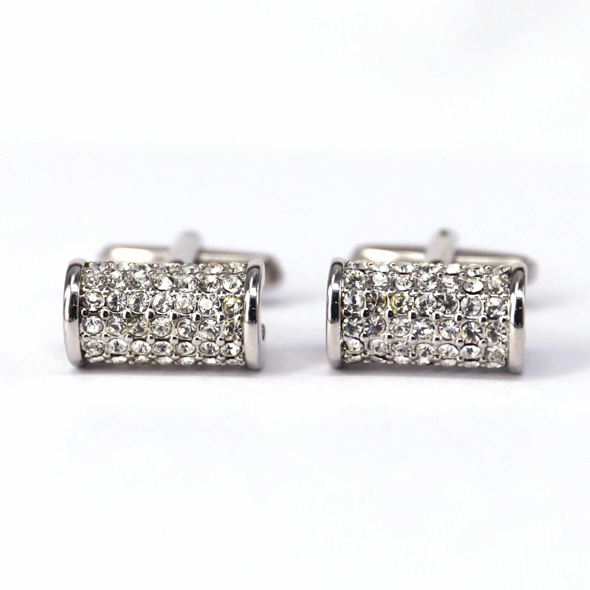 Clear Crystals Cufflinks-Cufflinks.com.sg