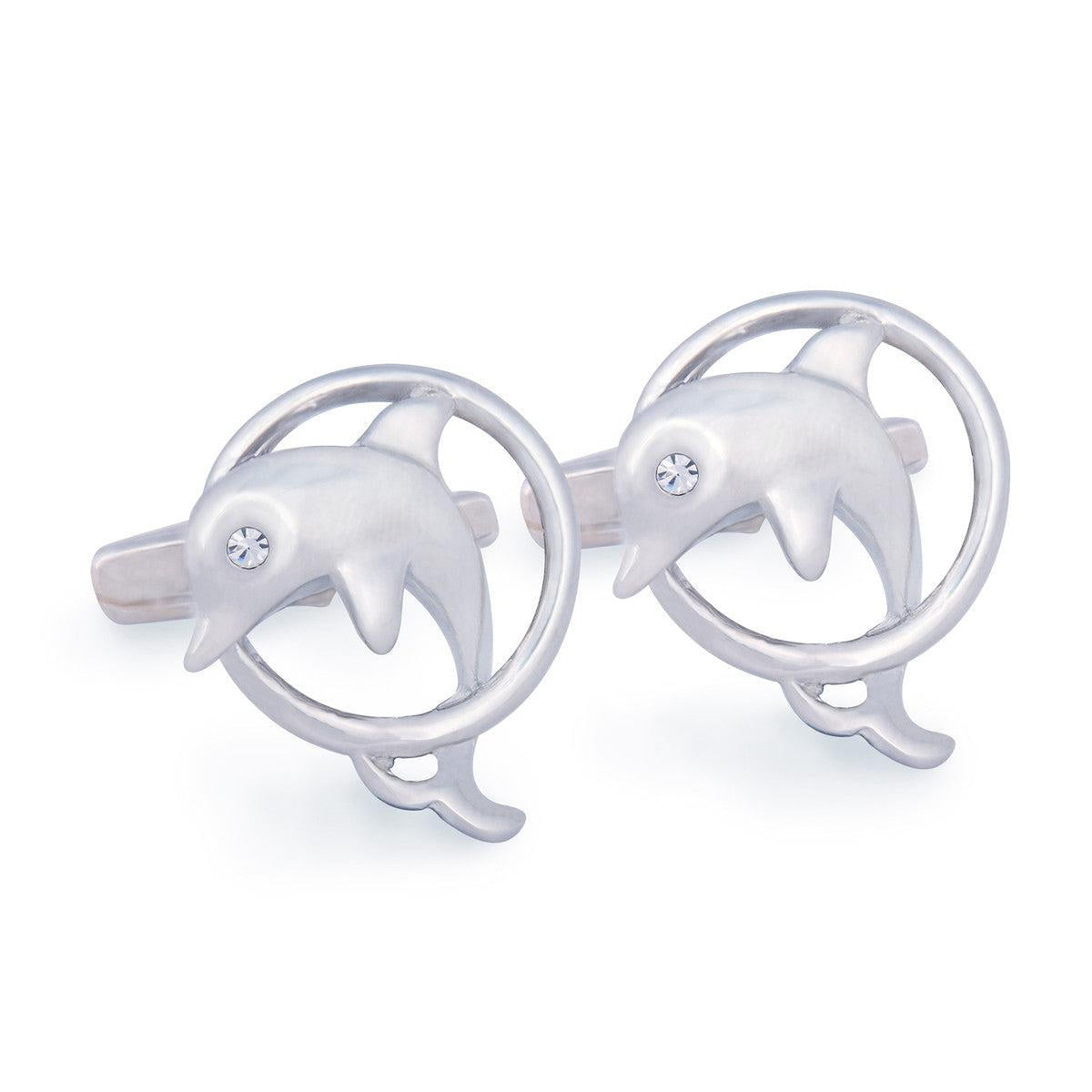 Dolphin Cufflinks-Cufflinks.com.sg