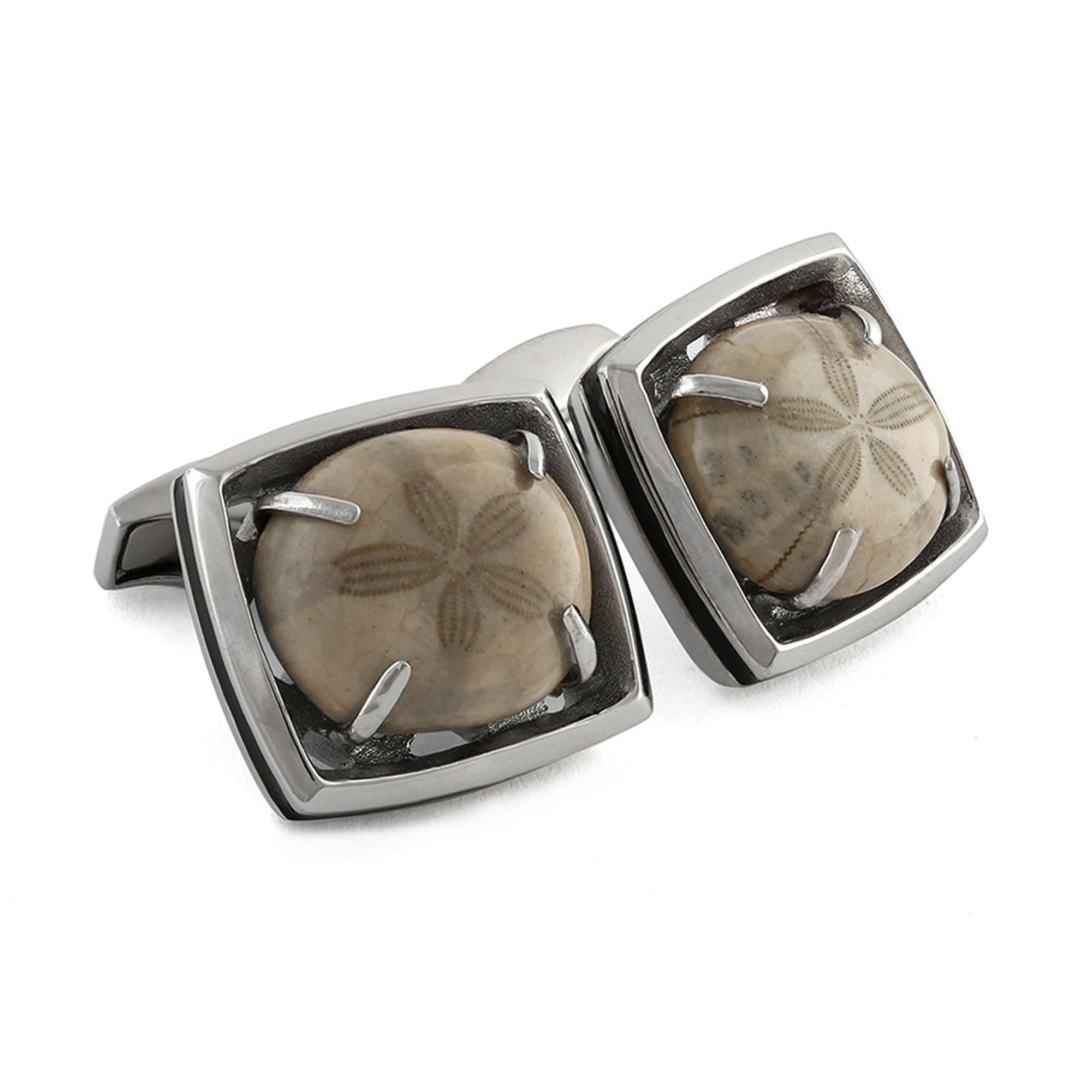 Echinoid Silver Cufflinks ‚Äì Limited Edition-Cufflinks.com.sg