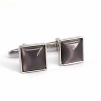 Fiber Glass (Small) Square Cufflinks A-Cufflinks.com.sg