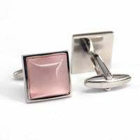 Fiber Glass Square Cufflinks A-Cufflinks.com.sg
