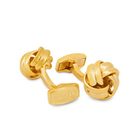 A.Azthom Gordian Knot Yellow Gold-tone Cufflinks-Cufflinks.com.sg