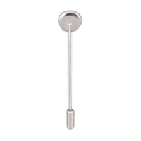 Lapel with Clip-on Monogram Etched Silver Button Covers-Cufflinks.com.sg