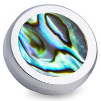 Lapel with Clip-on White Silver Button Covers-Cufflinks.com.sg