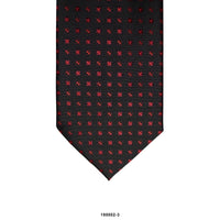 MarZthomson 8cm Red Square Motif Detail Woven Tie J-Cufflinks.com.sg | Neckties.com.sg