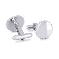 MarZthomson Bottle Cap Cufflinks in Silver-Cufflinks.com.sg